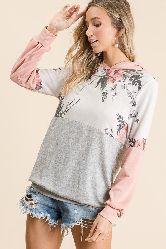 Somebody To Love Floral Hoodie