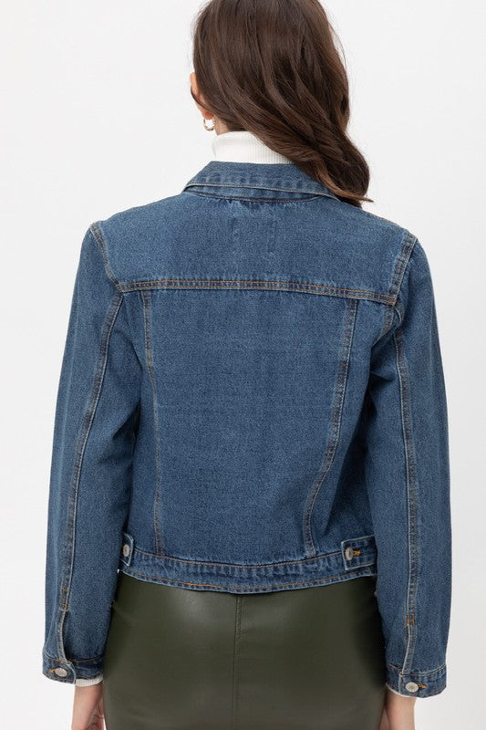 Pure Romance Blue Denim Jacket