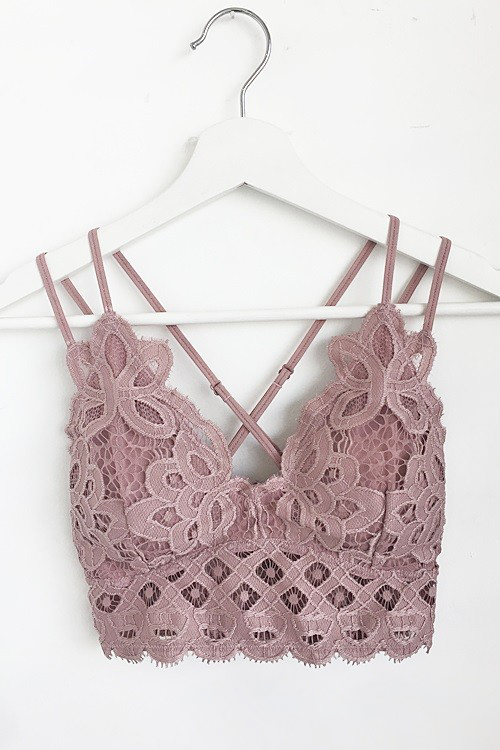 You're So Gorgeous Bralette-Dusty Blush
