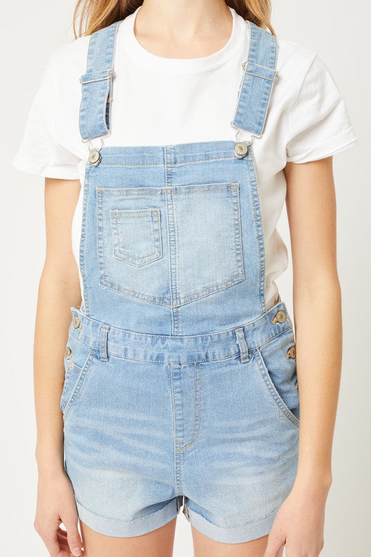 Denim Shortalls
