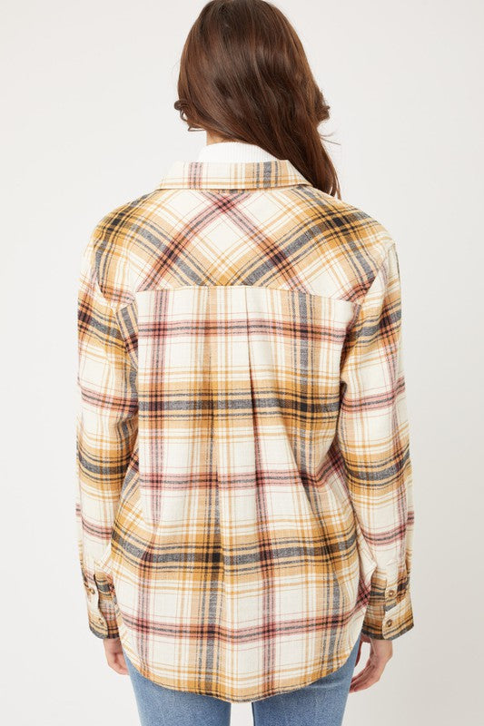 Falling For You Saffron Flannel