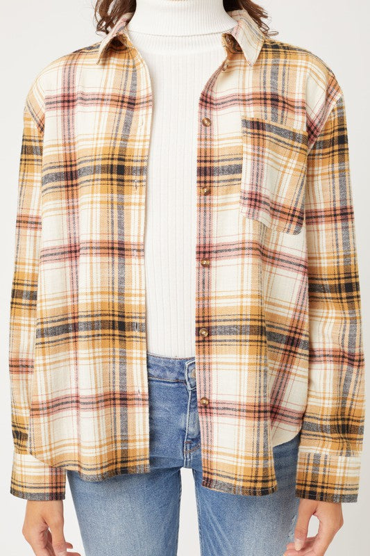 Falling For You Saffron Flannel