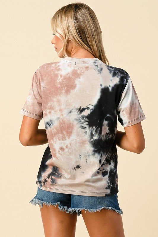 Power Of Love Tie Dye Top