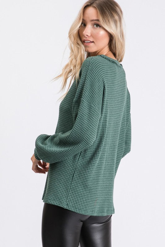 It's Always Been You Hunter Green Top