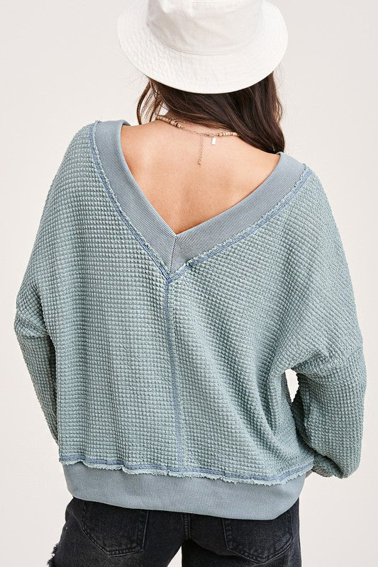 Keep Dreaming Of Love Sage Top