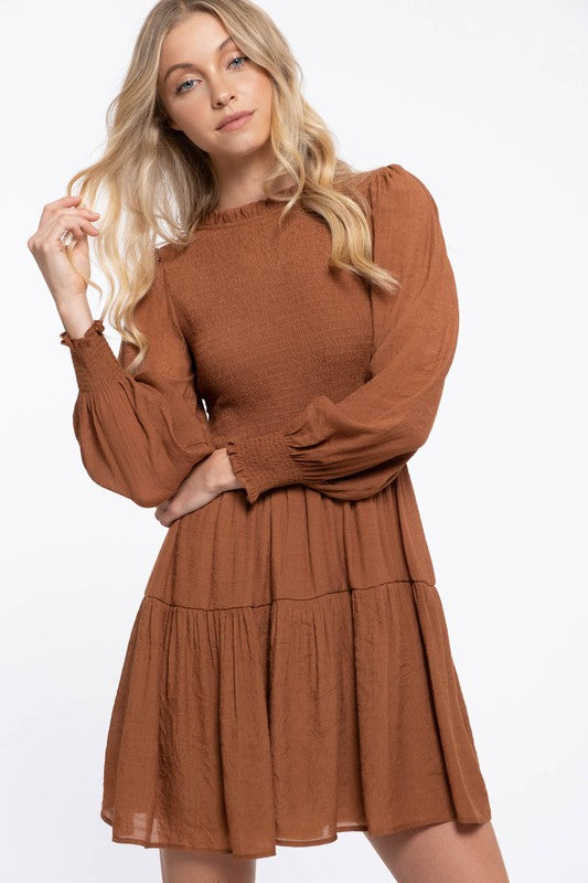 Grateful Heart Long Sleeve Dress