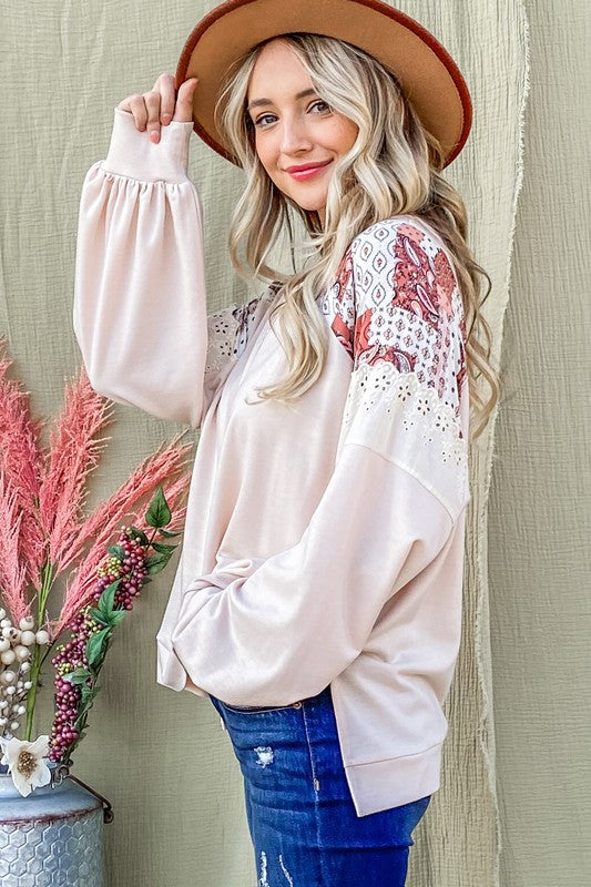 Patch Work Detail Top