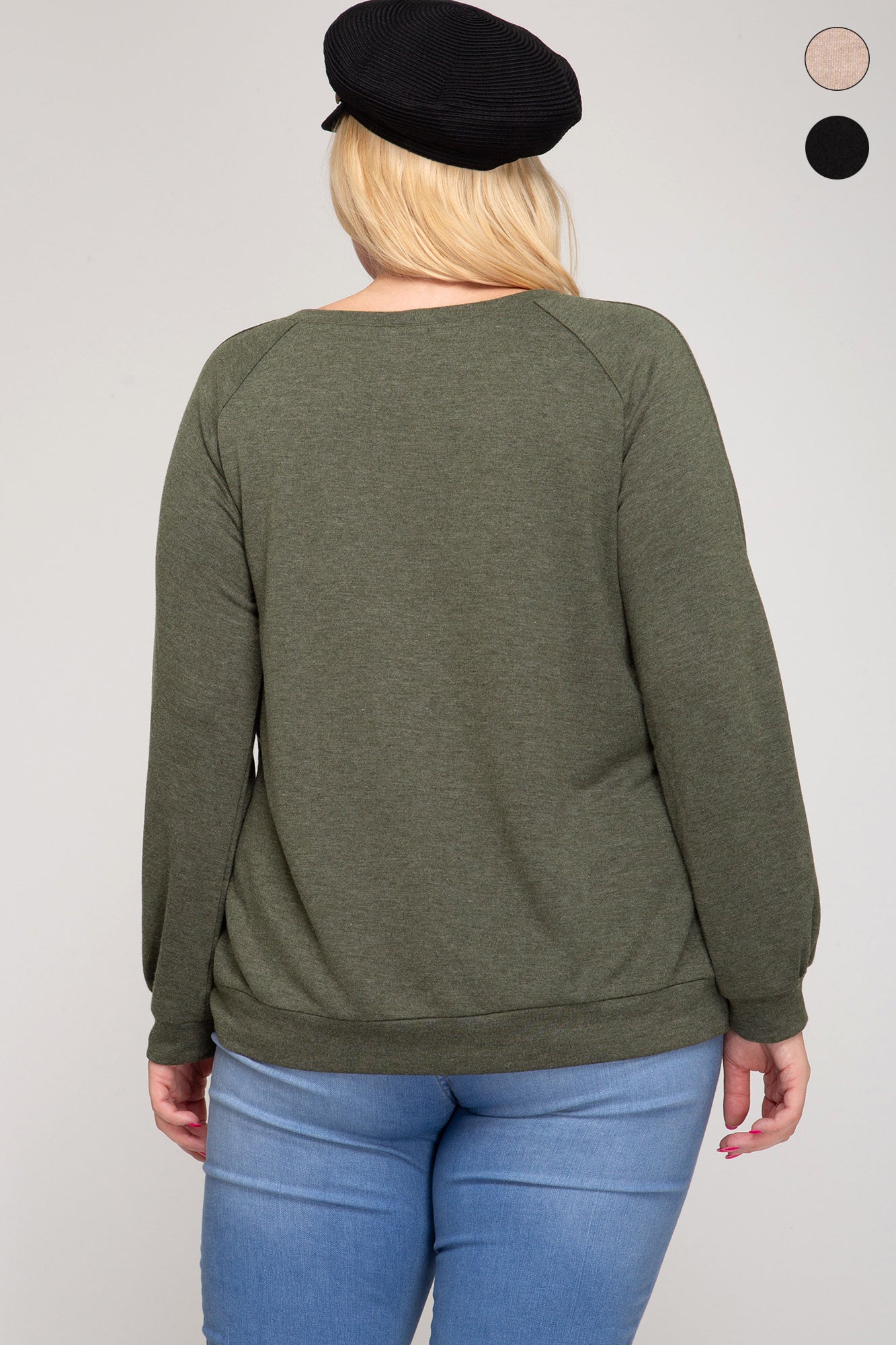 One Love Olive Top