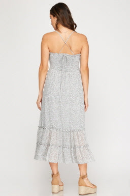 Ocean Waves Maxi Dress
