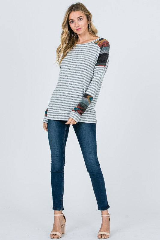 When I First Met You Aztec Top