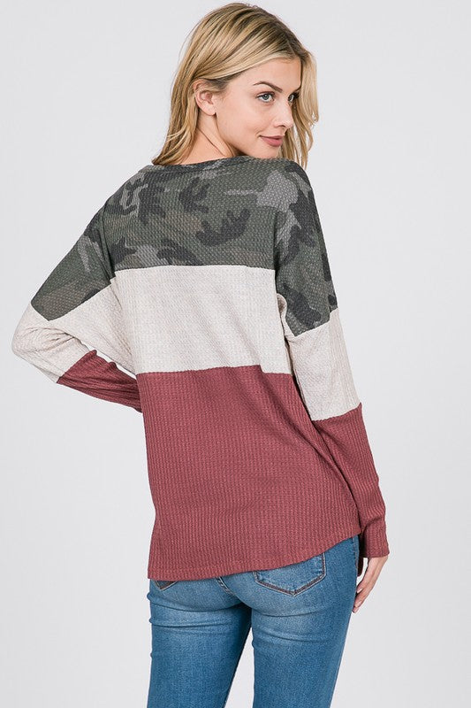 Welcome To Autumn Camo Top