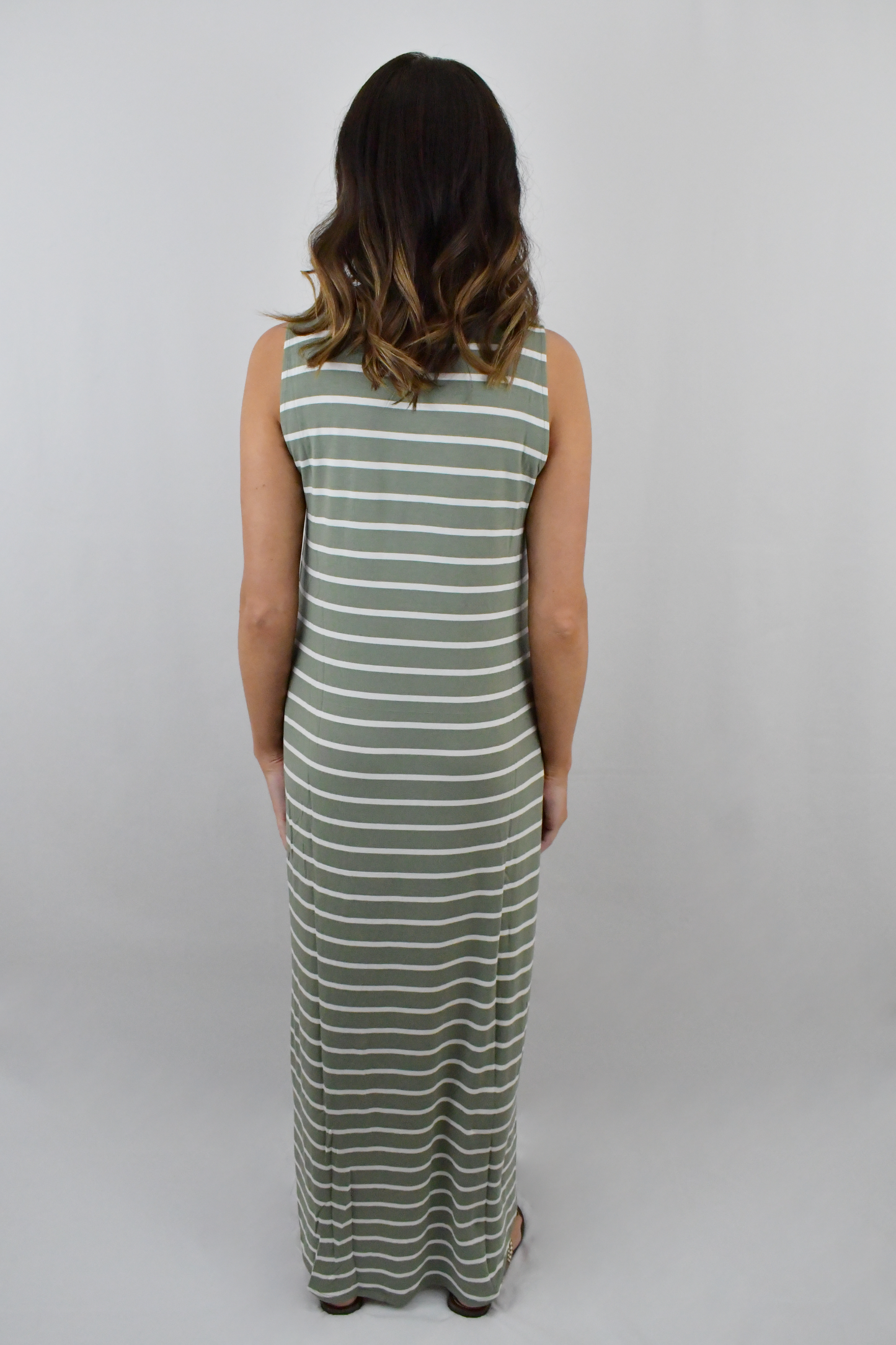 Forever Summer Striped Maxi Dress
