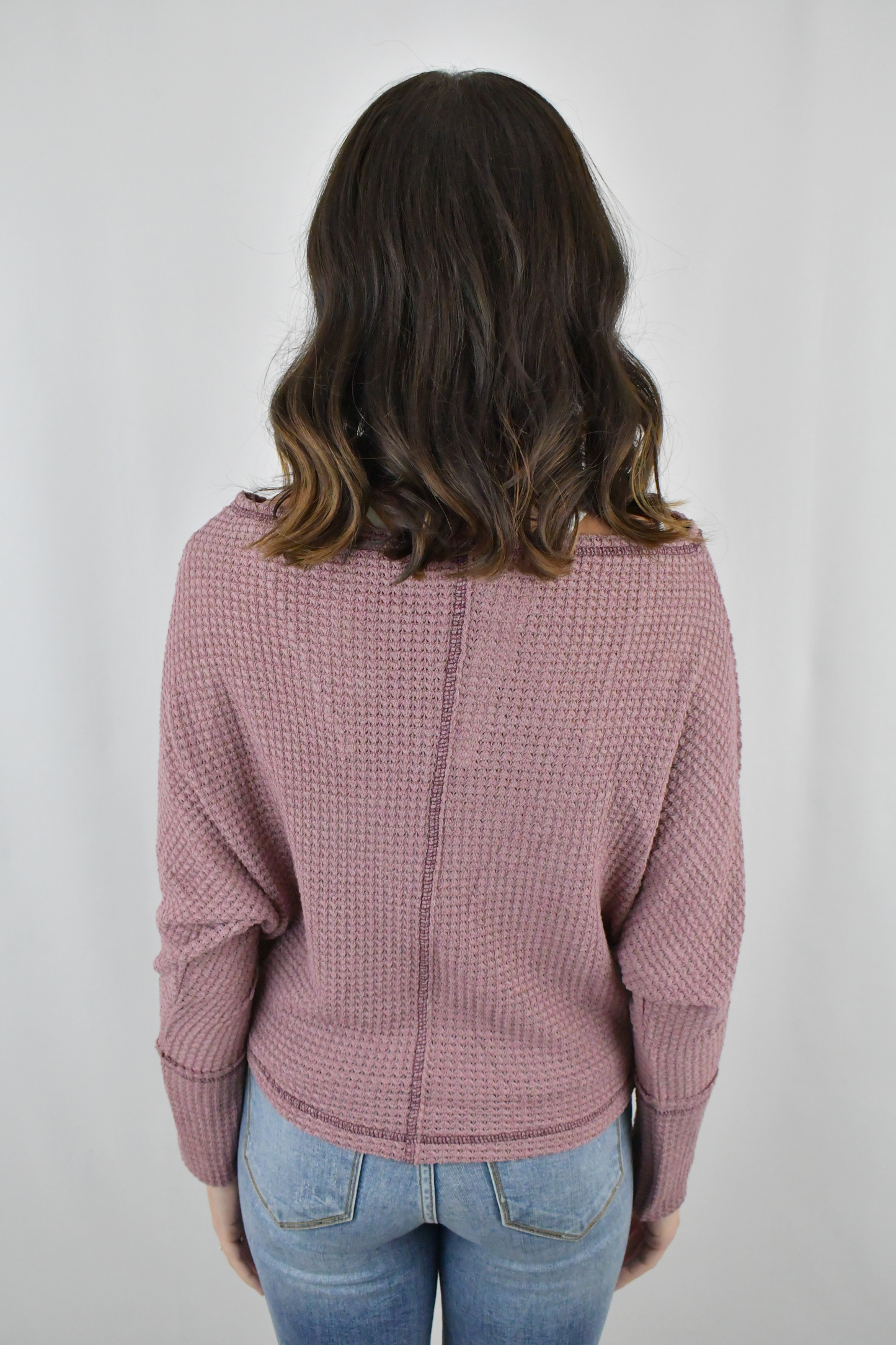 Uptown Girl Top-Mauve