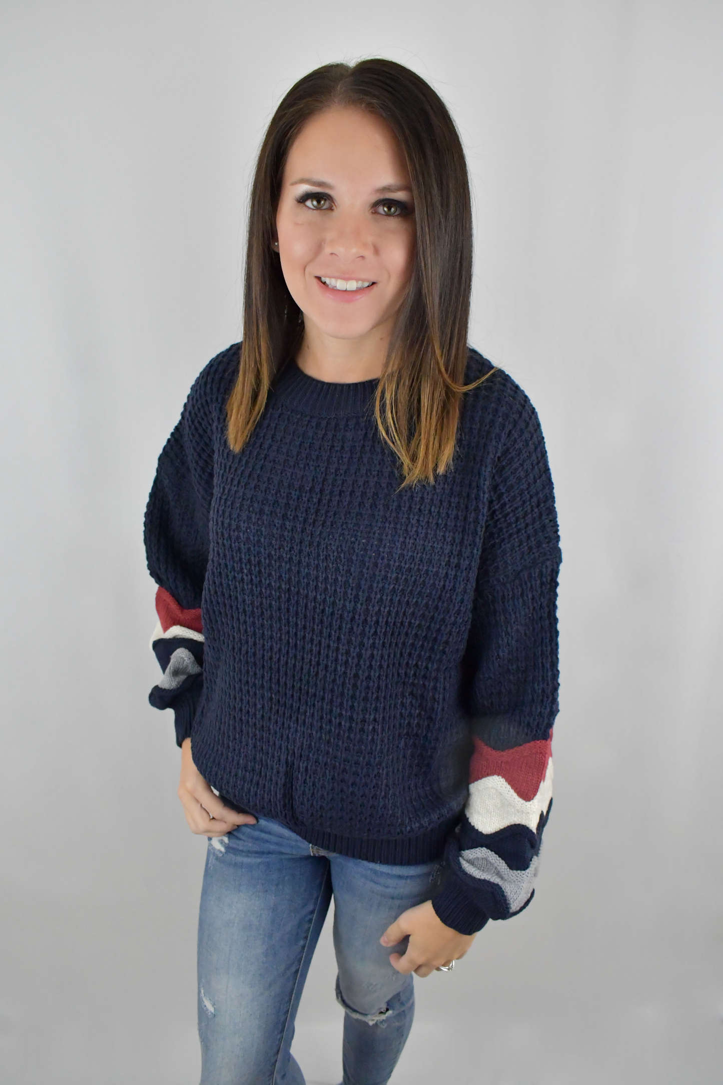 Forever Yours Navy Sweater