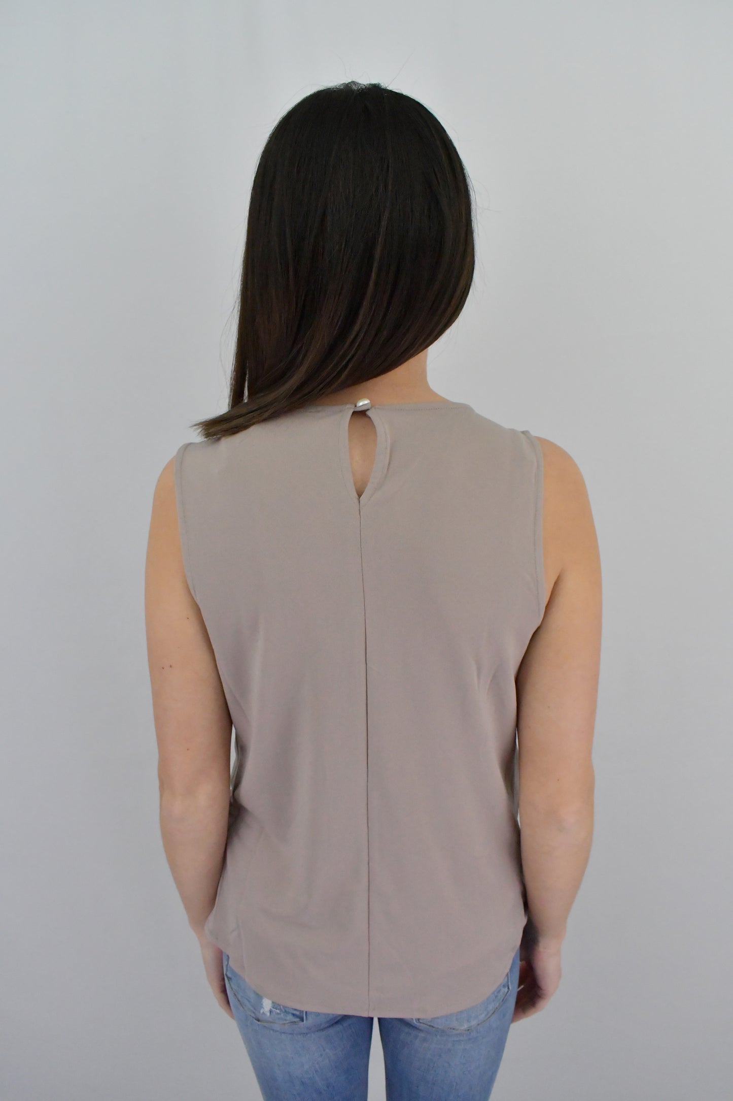 Dancing in the Sunshine Ash Mocha Tank