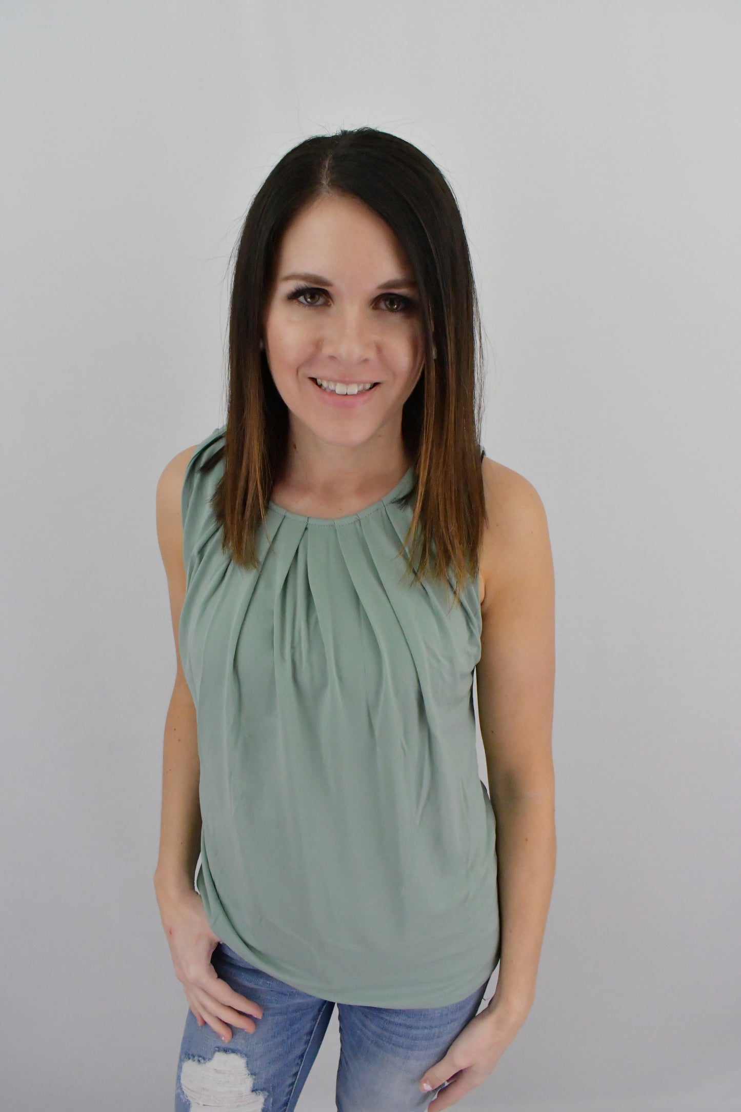 Dancing in the Sunshine Light Green Tank