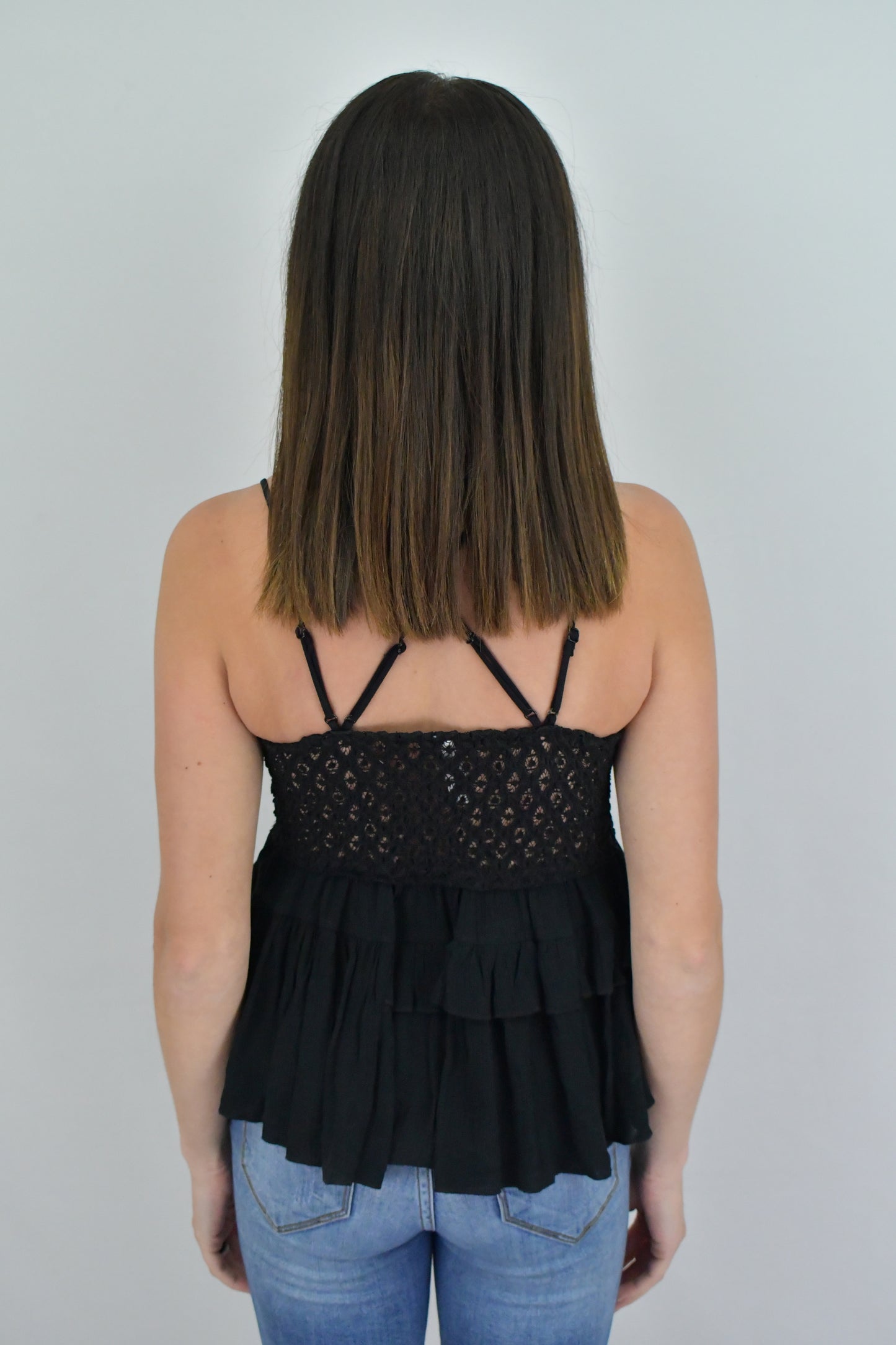 So This Is Love Black Cami