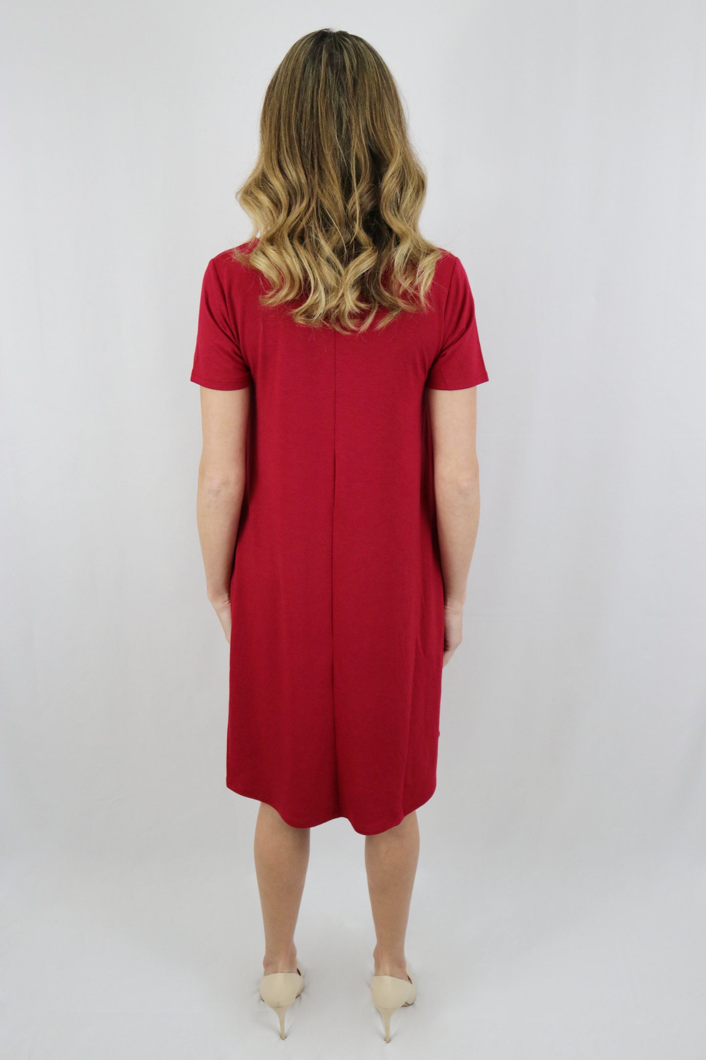 Summer Days Dress- Cabernet