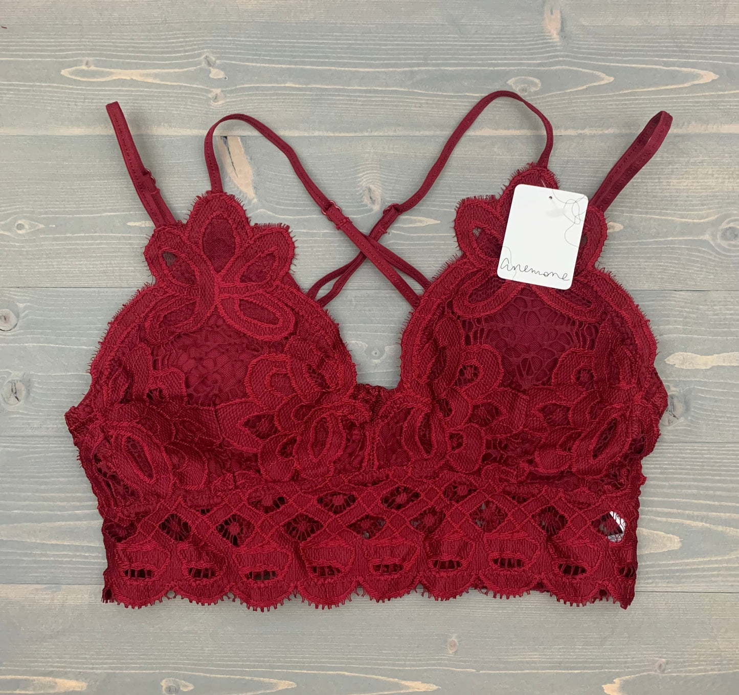 You're So Gorgeous Bralette- Biking Red