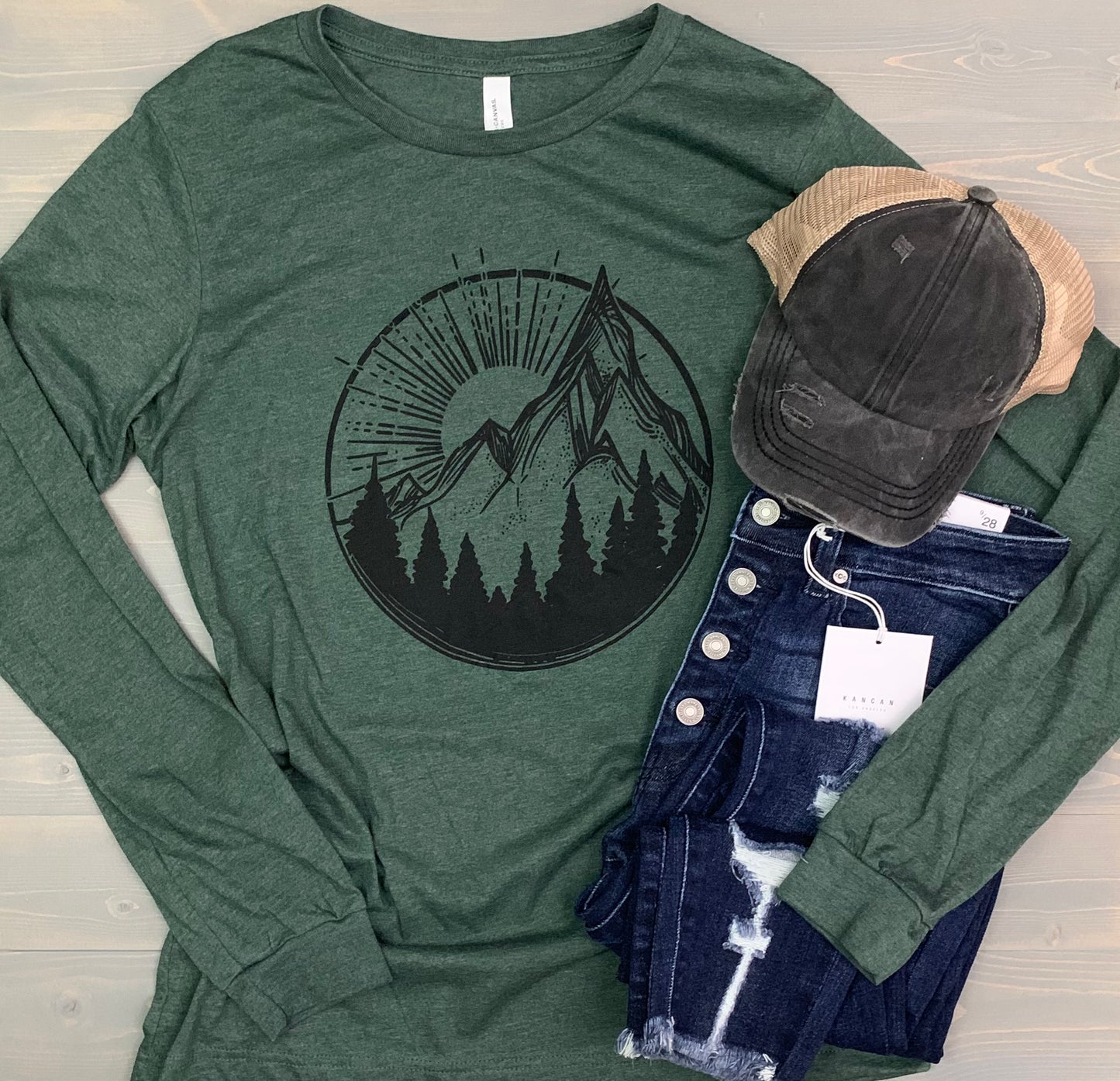 Mountain Long Sleeve Graphic Tee