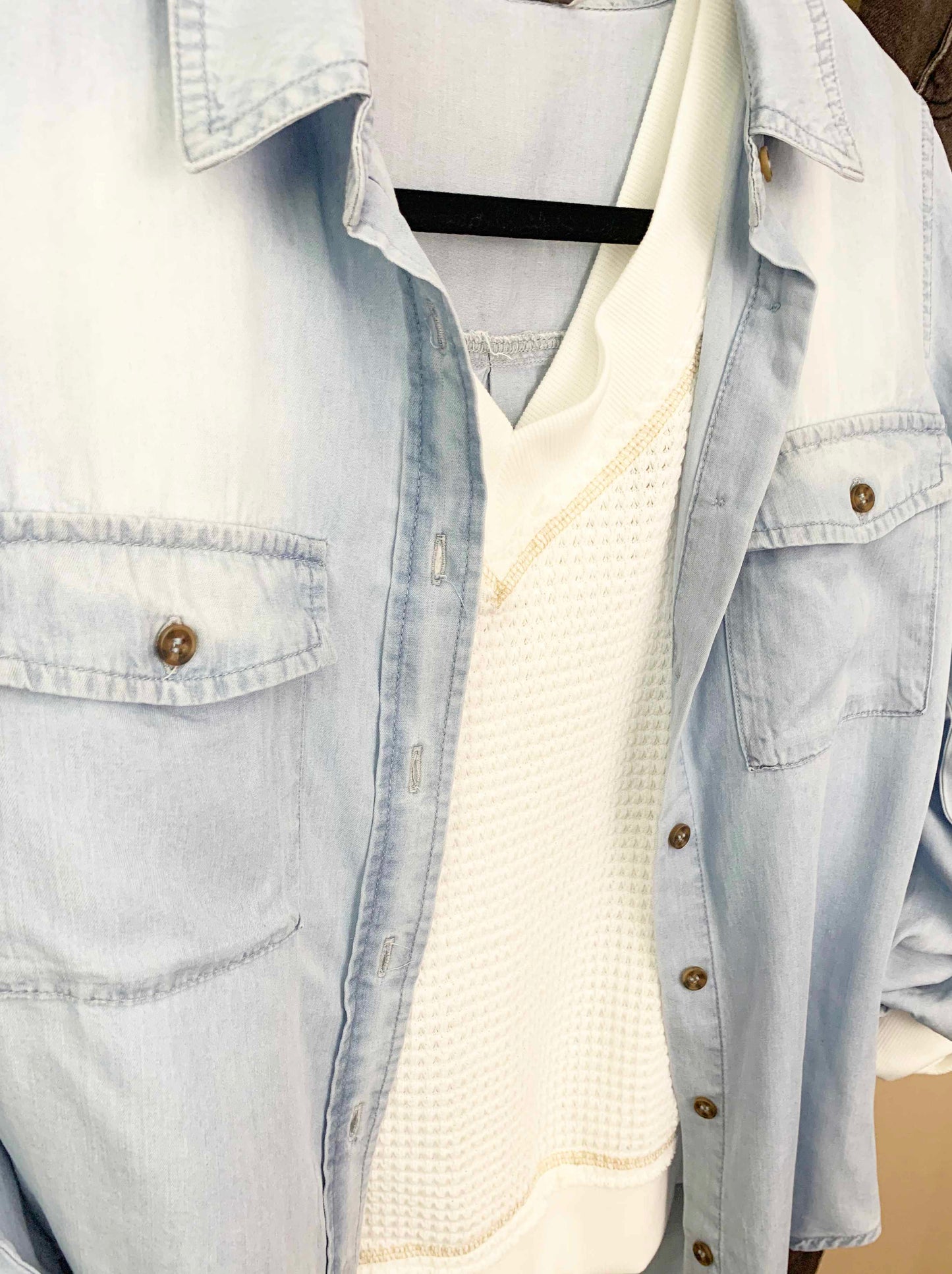 Choose You Chambray Shacket