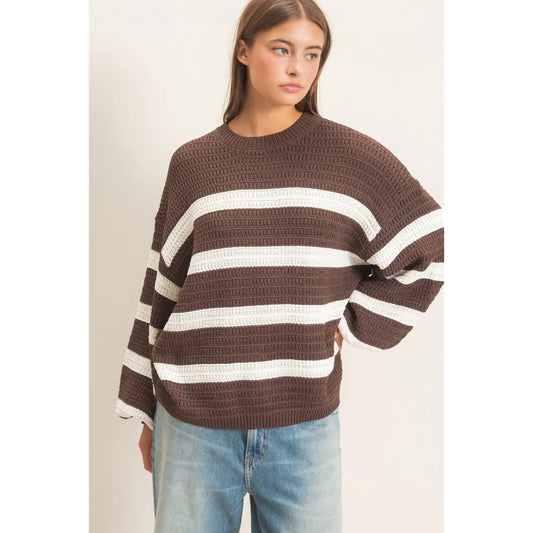 Striped Oversized Sweater