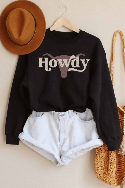 Howdy Graphic Sweatshirt
