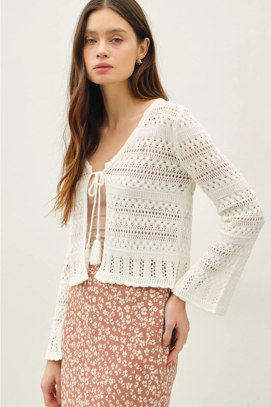 Open Tie Cardigan