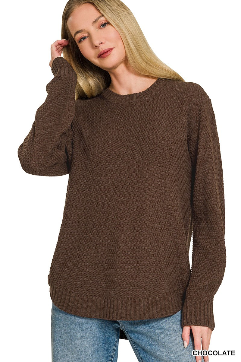 Round Neck Basic Sweater