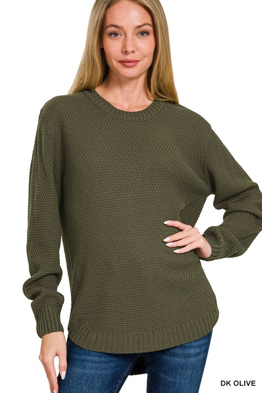 Round Neck Basic Sweater