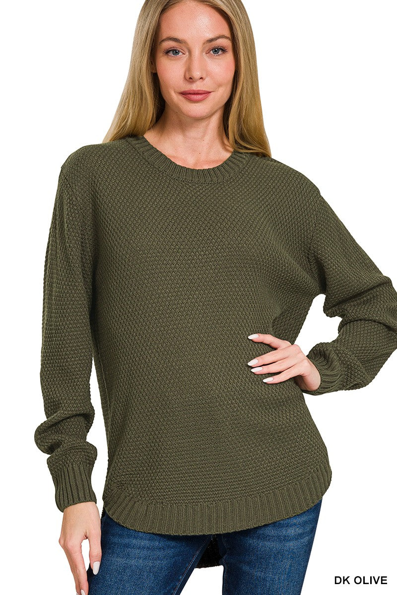 Round Neck Basic Sweater