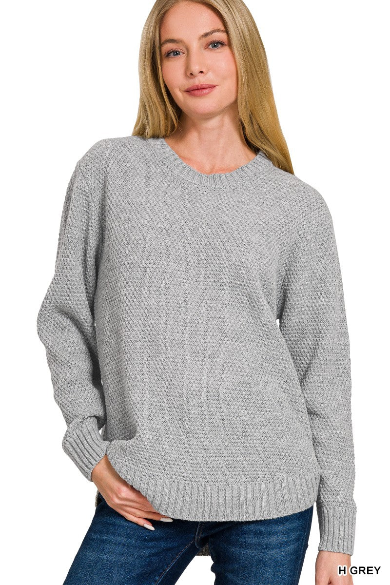 Round Neck Basic Sweater