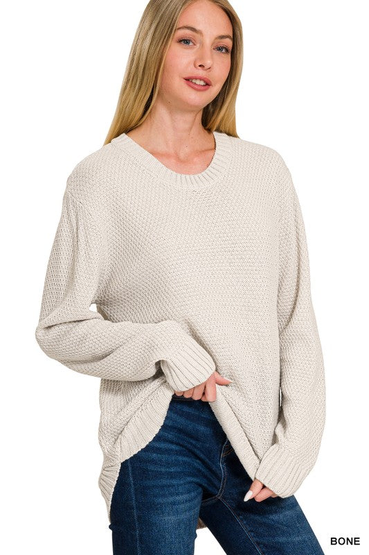Round Neck Basic Sweater