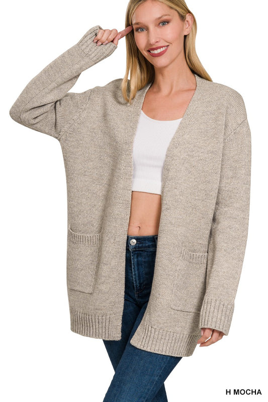 Open Front Sweater Cardigan
