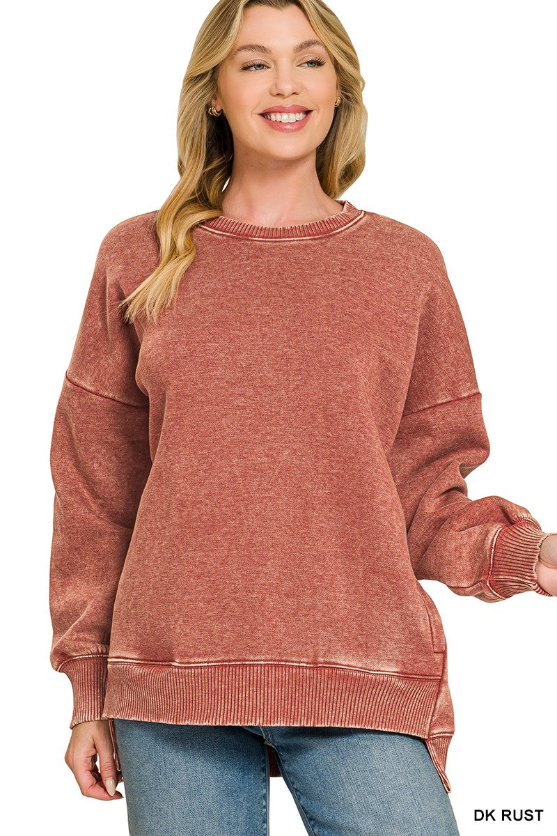 Hi-Low Hem Pullover