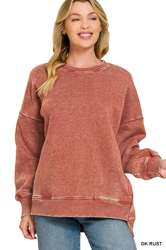 Hi-Low Hem Pullover