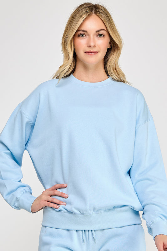 Relaxed Crew Neck Sweatshirt
