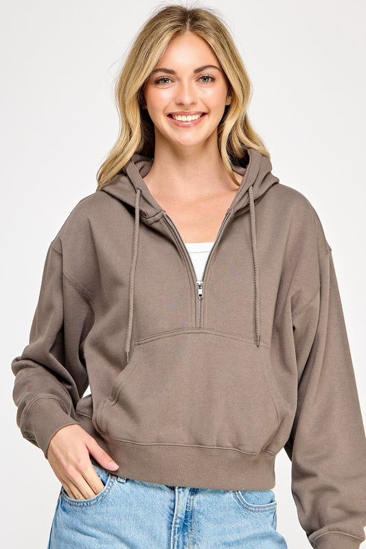 Half Zip Hoodie