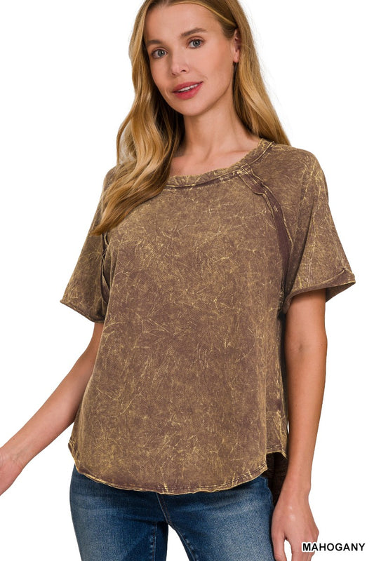 Crinkle Washed Tee