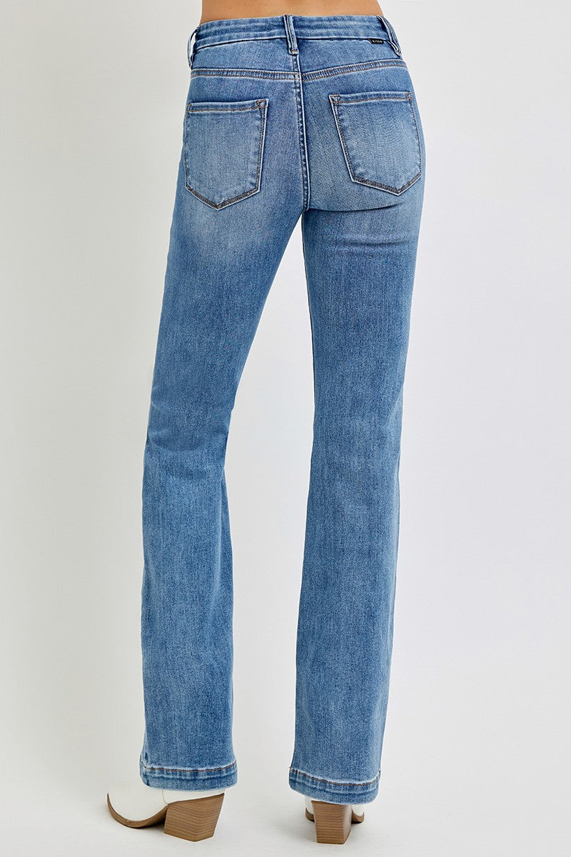 Medium Wash Bootcut Risen Denim