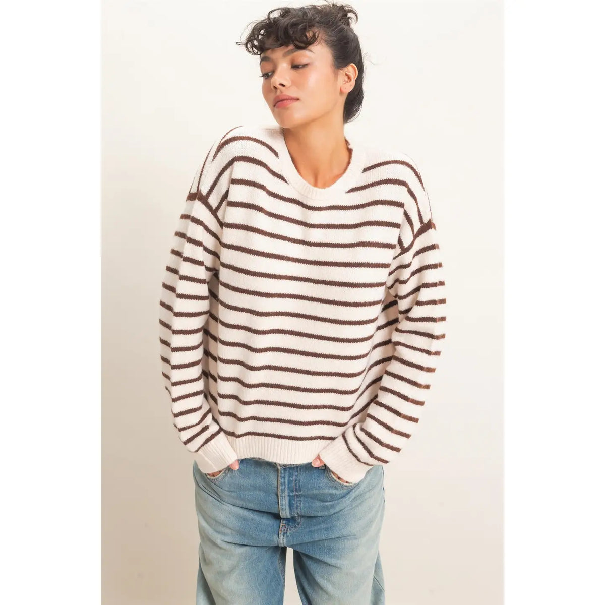 Striped Crewneck Sweater