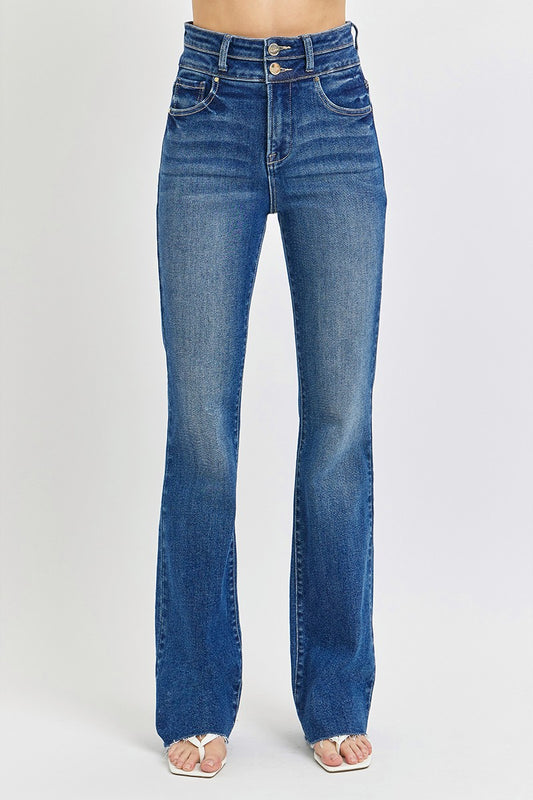 High Rise Bootcut Risen Denim