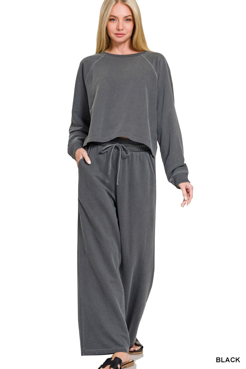 French Terry Pullover and Pants Set