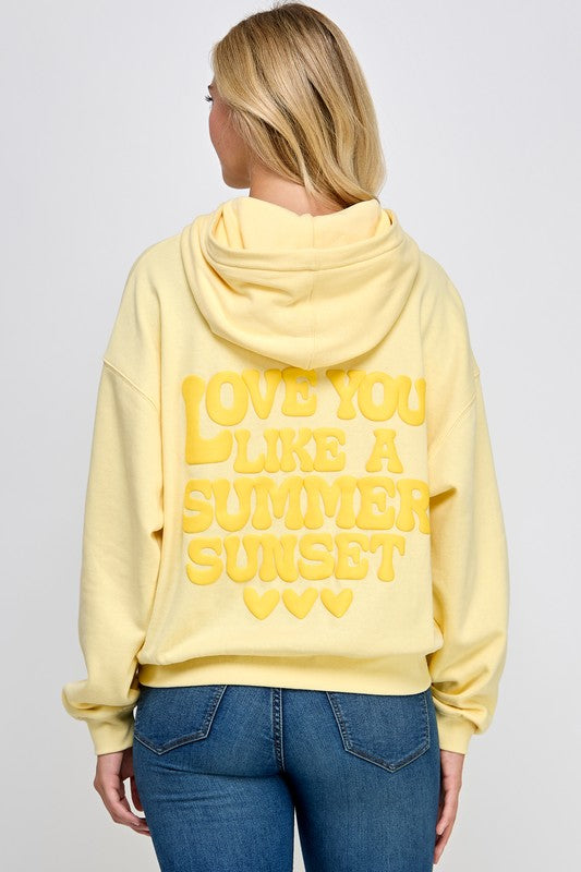 Love You Like A Summer Sunset Hoodie