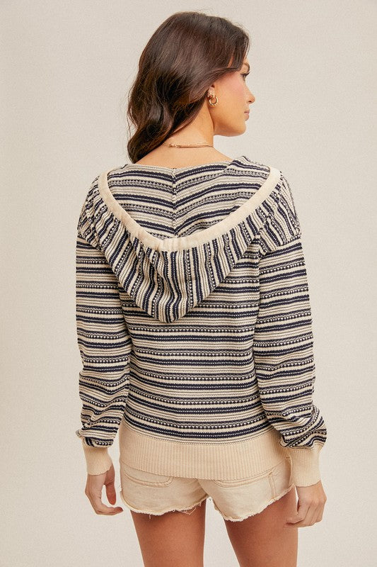 Stripe Pullover Hoodie
