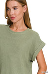 Short Sleeve Sweater Top