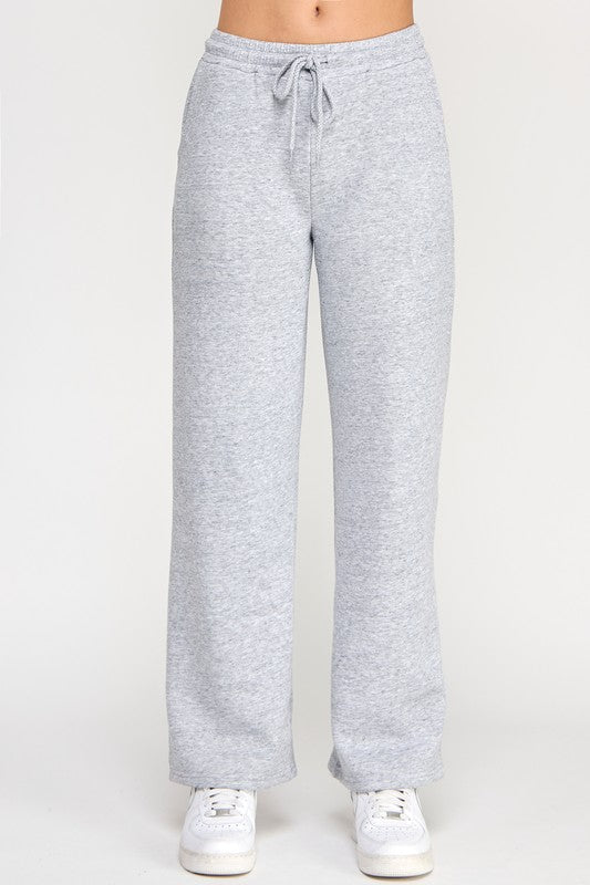 Fleece Straight Leg Jogger
