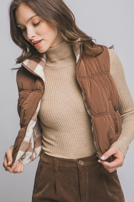 Reversable Puffer Vest