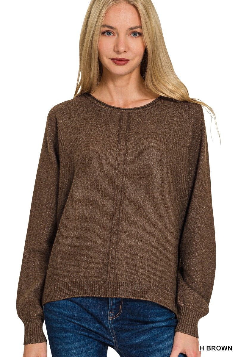 Front Seam Sweater