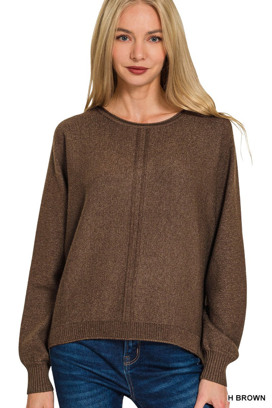 Front Seam Sweater